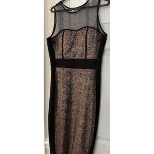 Gold/Black cocktail dress 4